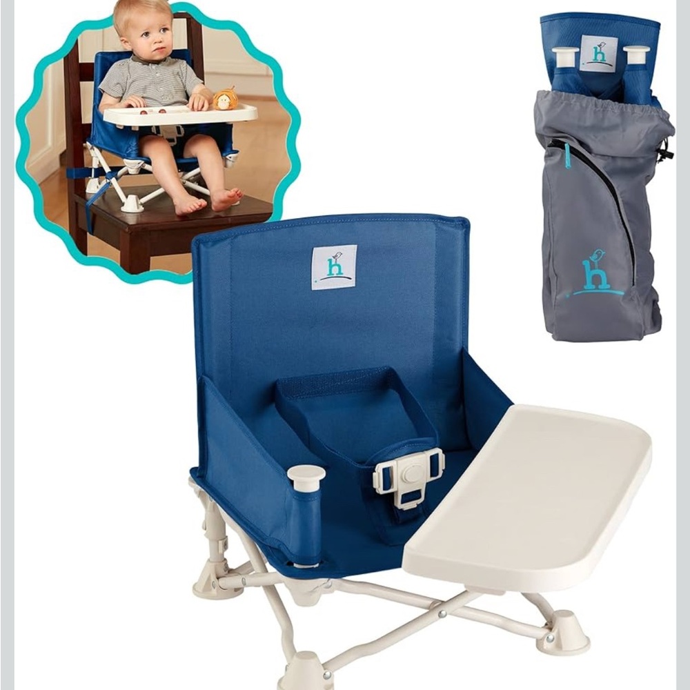 Blue Portable Booster Seat